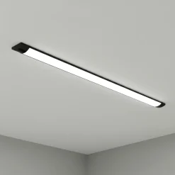 Fladt LED armatur | 120cm | CCT | 25/30/40W | LOTOS | Sort