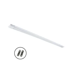 Fladt LED armatur | 120cm | 10-Pak | CCT | 25/30/40W | LOTOS | Hvid