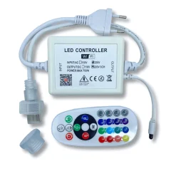 FLEX230 RGB | LED Driver og Controller | 2i1 | TUYA WIFI | Inkl. Fjernbetjening