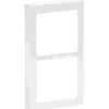 Fuga Designramme 63 Soft | 2x1 Modul | Hvid