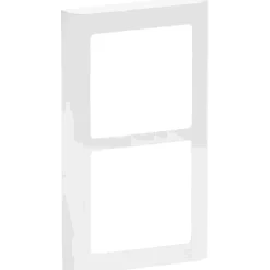 Fuga Designramme 63 Soft | 2x1 Modul | Hvid