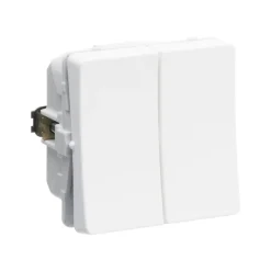 Fuga krone afbryder | 16A | 250V | hvid