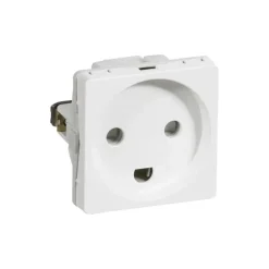 Fuga Stikkontakt M/J 1M hvid