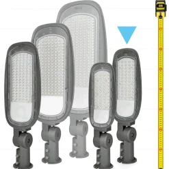 Gadelampe | 4000K | 8400lm | 60W | IP66 | VESPA PRO | Sort