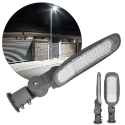 Gadelampe | 4000K | 8400lm | 60W | IP66 | VESPA PRO | Sort