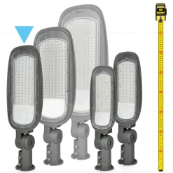 Gadelampe | 4000K | 14000lm | 100W | IP66 | VESPA PRO | Sort