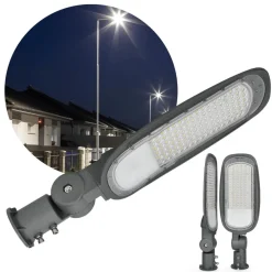 Gadelampe | 4000K | 14000lm | 100W | IP66 | VESPA PRO | Sort