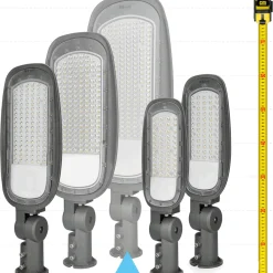 Gadelampe | 4000K | 27000lm | 200W | IP66 | VESPA PRO | Sort