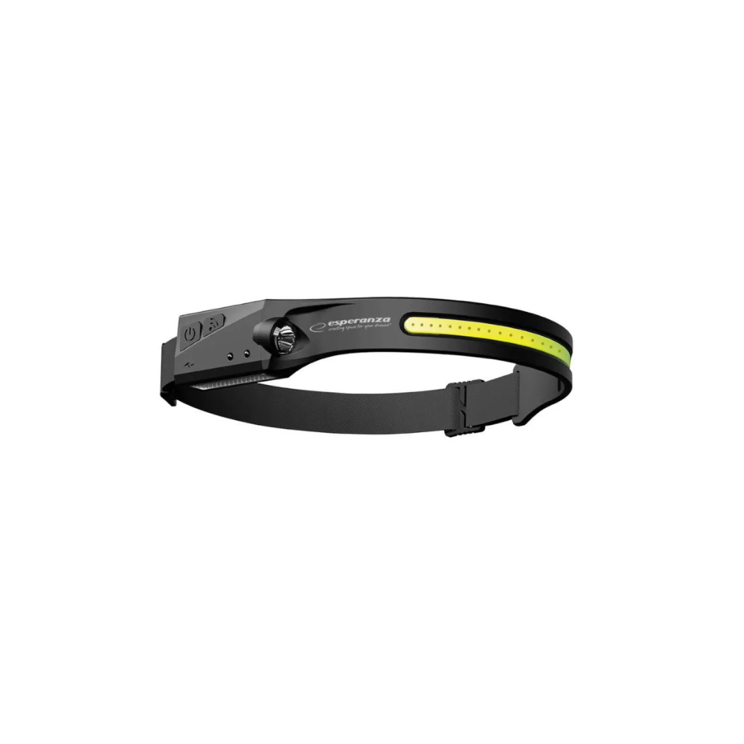 Genopladelig LED pandelampe | bevægelsessensor | IPX2