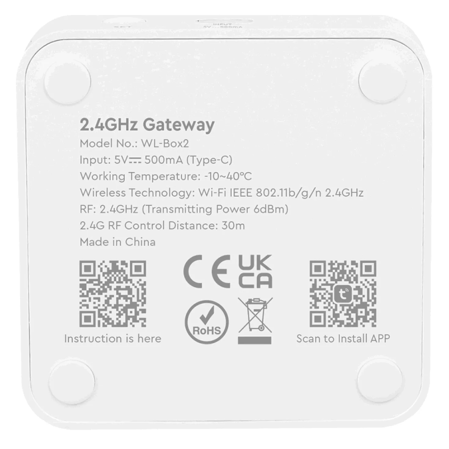 2.4Ghz RF Gateway | MiBoxer | WL-Box2