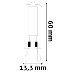 G9 LED Pære | COB | 400lm | 3000K | 4W | Ra80