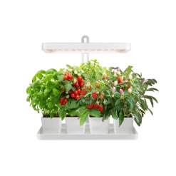 Grolys til Kryderurter | 20 PPF | 20W | Justerbar Højde | Timer | BLOOM | Hvid