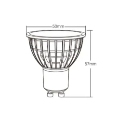 GU10 LED Pære | 4W | RGB+CCT | Zigbee 3.0 + 2.4G RF | Hue Kompatibel (FUT103ZR)