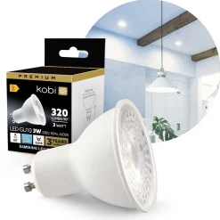 GU10 LED | 3W | 6200K | Samsung | Ikke Dæmpbar