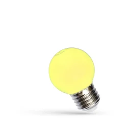 Gul LED Pære | Rainbow | E27 1w