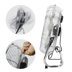 Gulvventilator | 100W | Ø50cm | 3 hastigheder | VIENTO