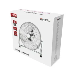 Gulvventilator | 70W | Ø450cm | Sølv