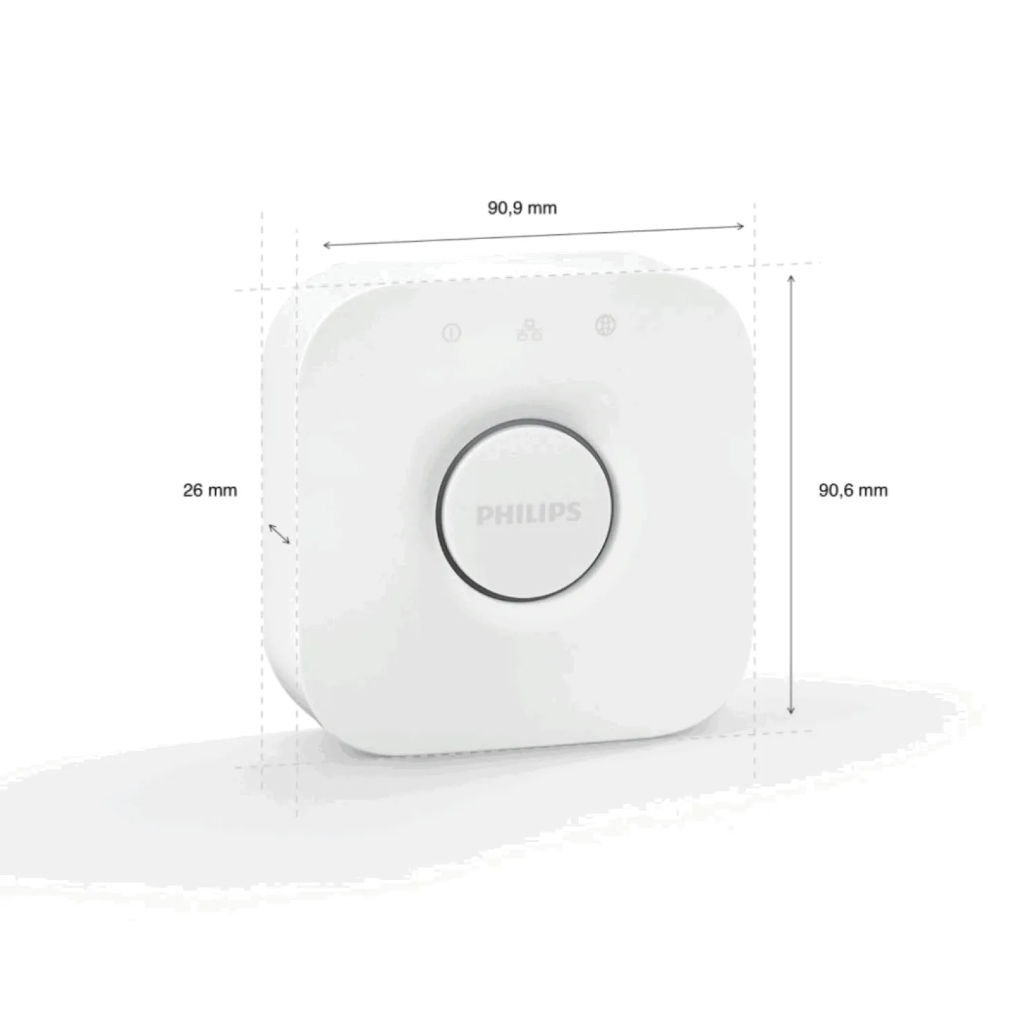 Havespot Sæt | 4-Pak | Inkl. Philips Hue Gu10 | White & Color Ambiance | Bridge | 400lm | 4,2W