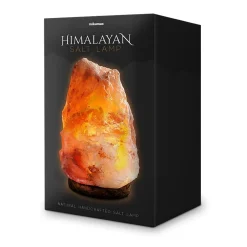 Himalaya Salt Lampe Med Træfod | 2,5 KG | Dæmpbar