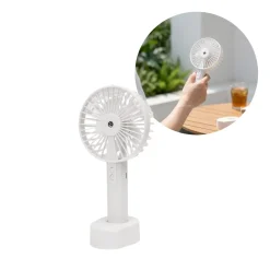 Håndholdt Ventilator | 4-Pak | Genopladelige via USB-C | Støjsvag | Hvid