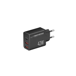Hurtig oplader | 42W | USB-C 30W | USB-A 12W