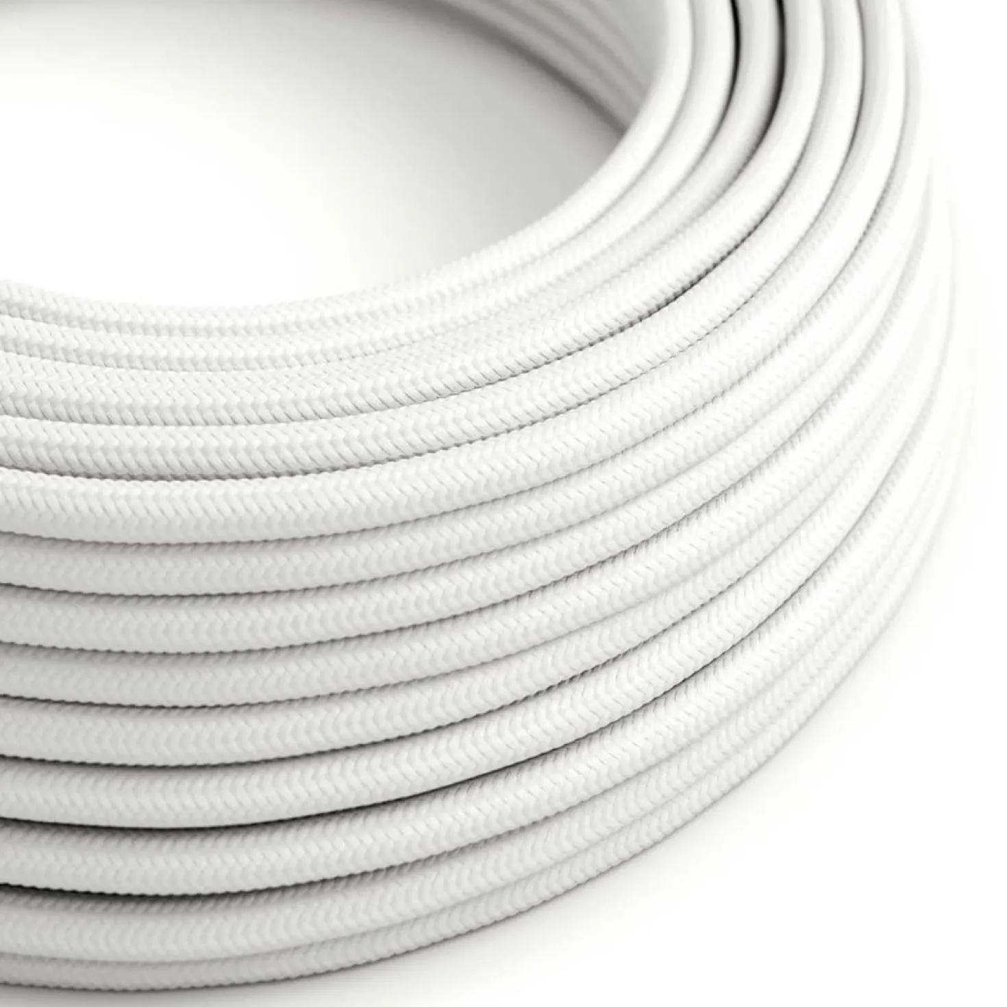 Hvid Stofledning | Creative Cables | 5 Meter | 3x0.75mm2