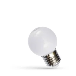 Hvid LED Pære | Rainbow | E27 1w