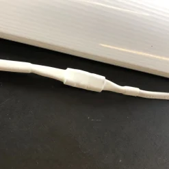 Hvidt splejsesæt til forlængelse af ledninger | 1 sæt