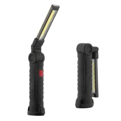 5-i-1 Genopladelig Lommelygte | LED | Magnetisk| 120lm | IP65