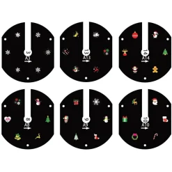 2i1 havespot med julemotiver | 6 motiver | 6W