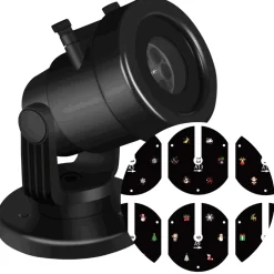 2i1 havespot med julemotiver | 6 motiver | 6W