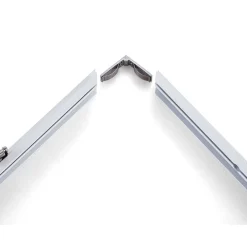 Indbygningsramme til LED Panel 60x60 | 25mm | Klik til Gips & Troldtekt | Hvid
