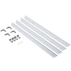 Indbygningsramme til LED Panel 60x60 | 25mm | Klik til Gips & Troldtekt | Hvid