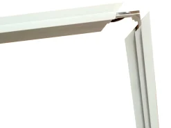 Indbygningsramme til LED Panel 30x120 | 25mm | Klik til Gips & Troldtekt | Hvid