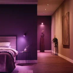 Indbygningsspot | 3-Pak | Inkl. Philips Hue GU10 | White & Color Ambiance | 400lm | 4,2W | Hvid