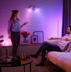 Indbygningsspot | 3-Pak | Inkl. Philips Hue GU10 | White & Color Ambiance | 400lm | 4,2W | Hvid