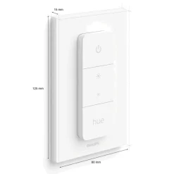 Indbygningsspot Sæt | 10-Pak | Inkl. Philips Hue Gu10 | White Ambiance | Bridge + Switch | 400lm | 4,2W