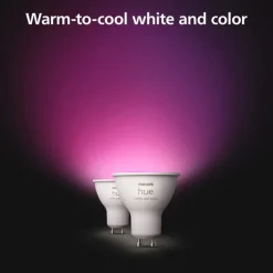 Indbygningsspot Sæt | 20 pak | Inkl. 20 stk Philips Hue GU10 | White & Color Ambiance | 400lm | 4,2V | VENTA