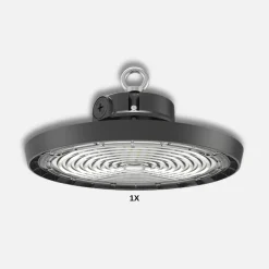 Industrilampe | High Bay | 3CCT | 28000lm | 120/160/200W | SERON | Sort