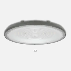 Industrilampe | LED High Bay | 4000K | 20000lm | 200W | SULAN | Grå