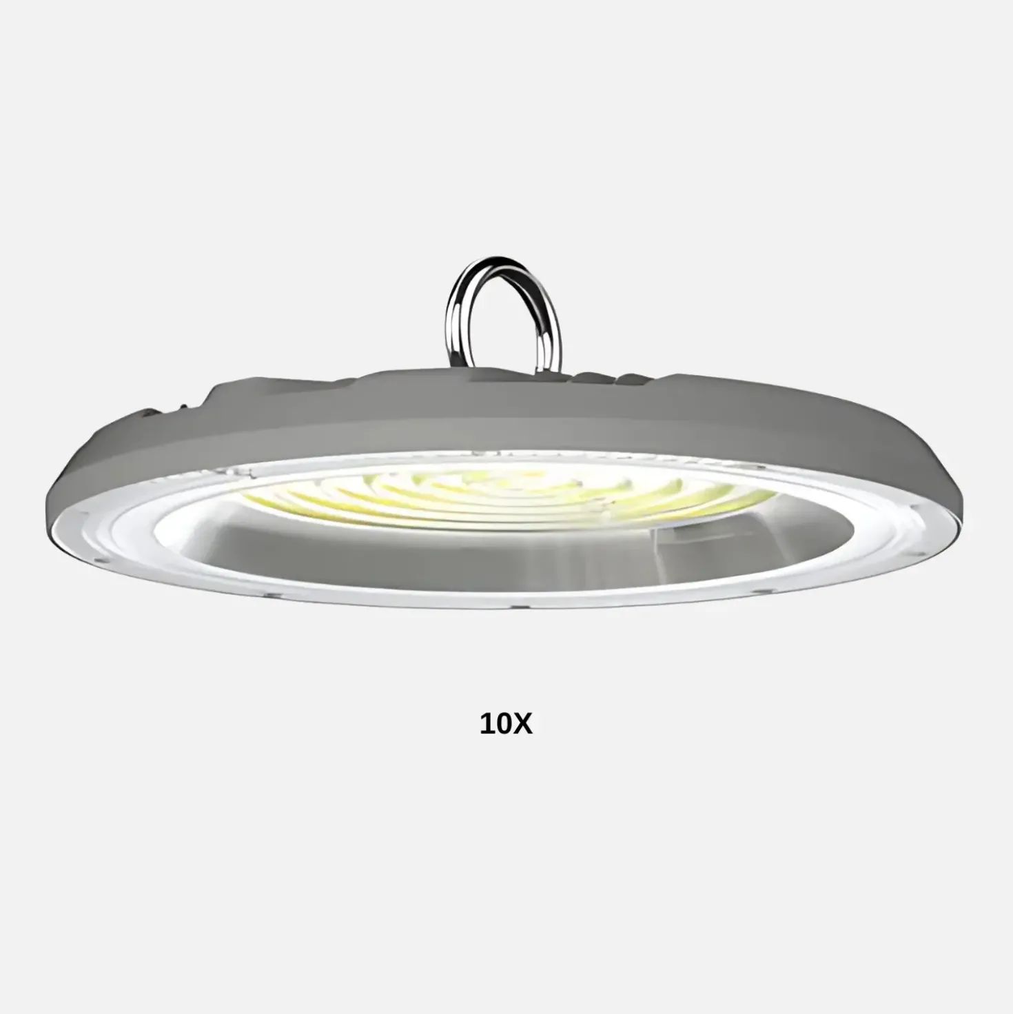 Industrilampe | LED High Bay | 10-Pak | 4000K | 10000lm | 100W | SULAN | Grå