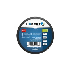 Isoleringstape | SORT | 20m x 19mm | PVC