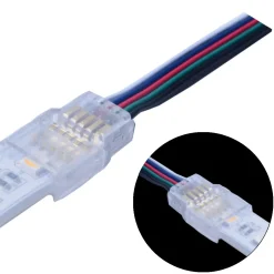 Kabel connector 150mm RGBW 4 in 1, 12mm