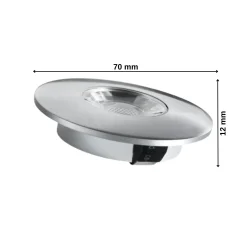 KITCH Møbelspot | Dæmpbar | 2800K | 140lm | 1,5W | Børstet Aluminium