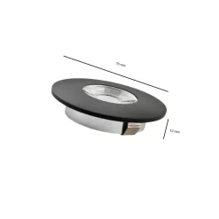 KITCH Møbelspot | Dæmpbar | 2800K | 140lm | 1,5W | Sort