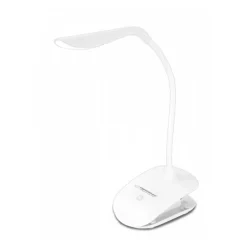 Klemmelampe | USB Lampe | Skrivebordslampe | Dæmpbar | Hvid