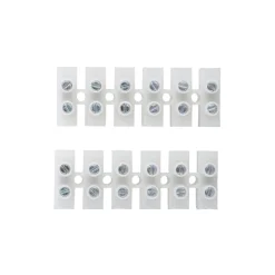 Klemrække | 2x6 polet | 2,5 mm² | 450V | 10A | Transparent