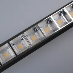 Kontor Loftlampe 120cm | CCT | 3300lm | 30W | KOLINE K2 | UGR19 | Sort