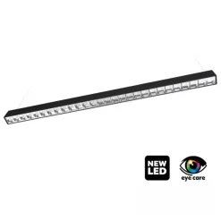 Kontor Loftlampe 120cm | CCT | 3300lm | 30W | KOLINE K2 | UGR19 | Sort