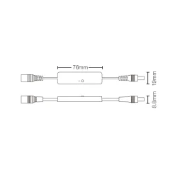 LED Controller | Single Color | 2.4 GHz RF | 12/24V | MLR1